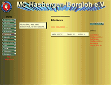 Tablet Screenshot of mc-hasbergen.de